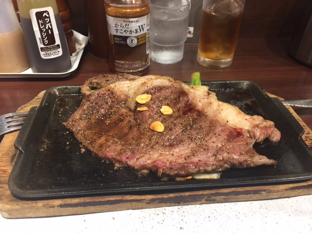 いきなりステーキの国産黒毛和牛